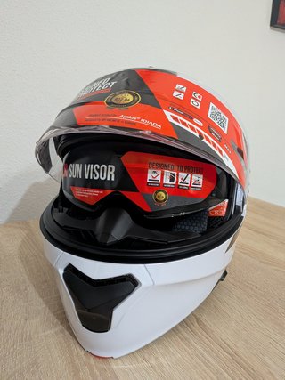 Casco Modular MT Genesis SV Solid A0 Blanco M