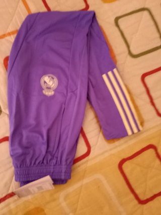 Chándal Adidas Real Madrid Morado/Amarillo