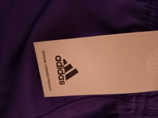 Chándal Adidas Real Madrid Morado/Amarillo