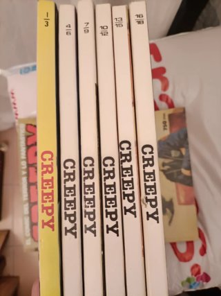 Lote comics CREEPY 1 a 18
