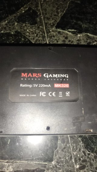 Teclado Mars Gaming Negro