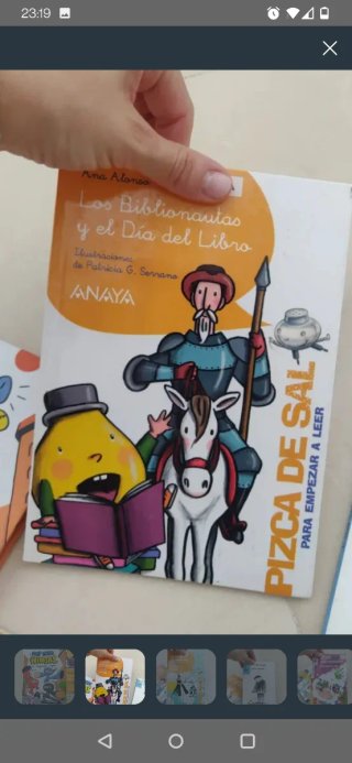 Los biblionautas y el día del libro Anaya