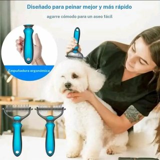 Peine quitapelos para mascotas