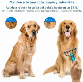 Peine quitapelos para mascotas