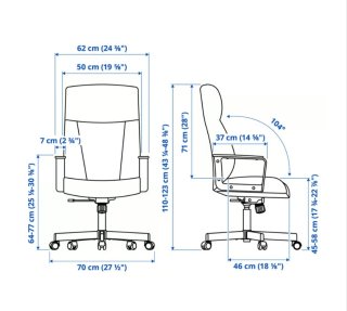 Silla IKEA MILLBERGET Murum Beige