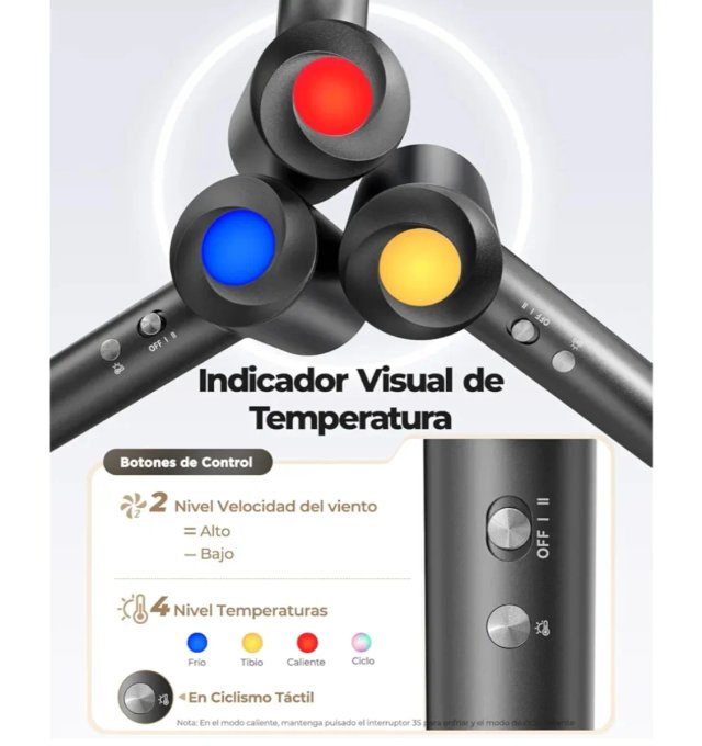 Secador de Pelo Haokoo Profesional Gris
