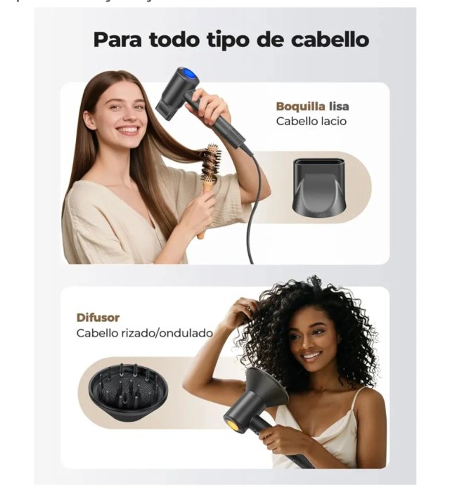 Secador de Pelo Haokoo Profesional Gris