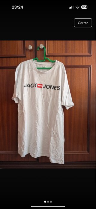 Camiseta Jack & Jones blanca hombre