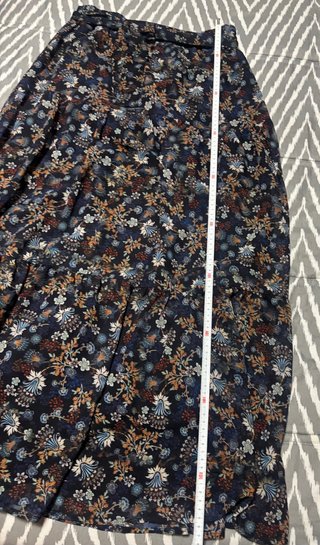 Falda larga Molly Bracken floral azul Talla XL