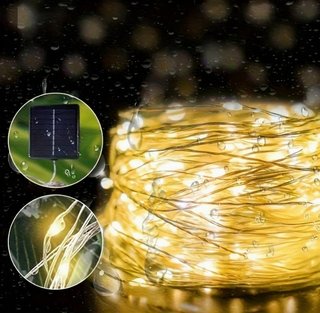 100 Luces LED Cálidas de 12 metros