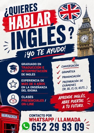 Profesor particular de inglés