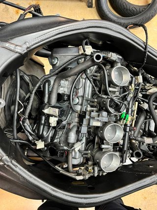 Kawasaki Ninja ZX6R Negra