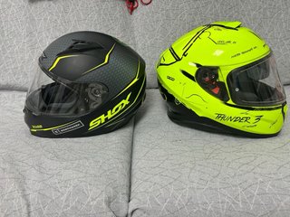 Pack 2 Cascos Integrales SHOT y MT