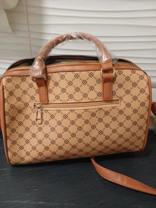 Bolso estampado monograma