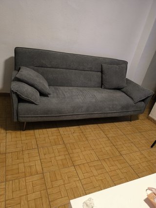 Sofá Cama Gris Nuevo