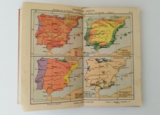 Librito "Atlas portátil" - 1936