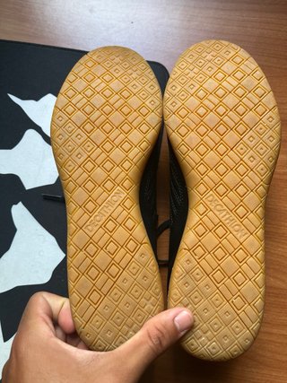 Zapatillas Fútbol Sala Kipsta Niño Negras