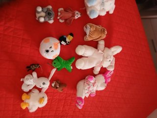 Lotto 13 peluche assortiti