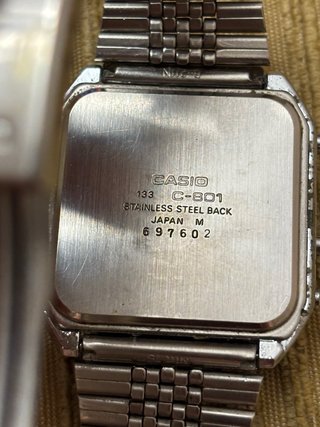 RELOJ CASIO C-801 133 “””PARA PIEZAS”””