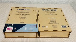 Puzzles Madera FC Barcelona y Messi