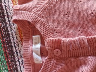 Blusa de punto rosa