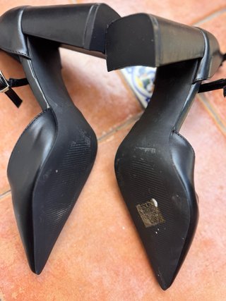 Zapatos Tacón Bloque Negro Talla 41