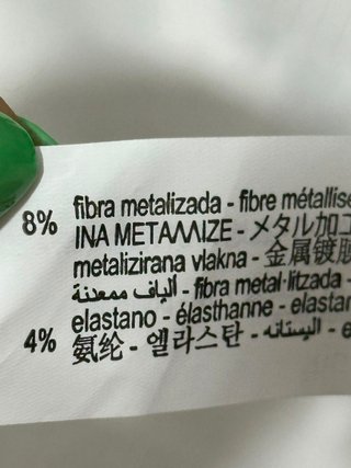 Abito Zara lungo a rete grigio metalizzato – tg S