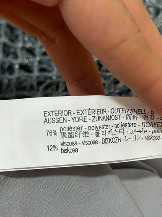 Abito Zara lungo a rete grigio metalizzato – tg S