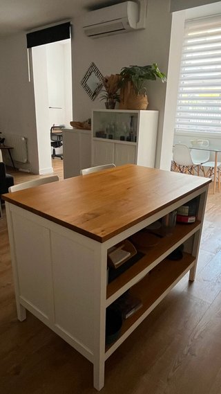 Isla Cocina IKEA Tornviken + 2 Taburetes