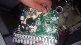 Motor y Placa Lógica Lavadora Haier HW60-B1486