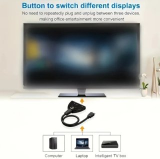 Divisor HDMI HDTV 3 Entradas 1 Salida