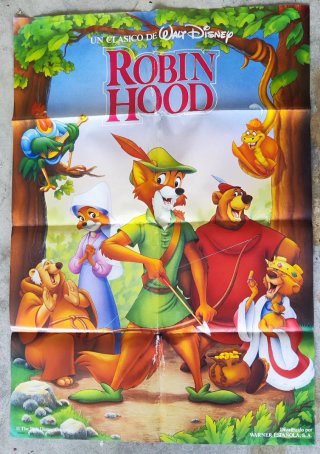 Póster Película Disney Robin Hood
