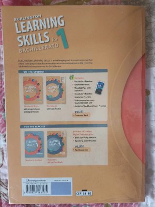 Libro inglés Burlington Learning Skills For Bach 1
