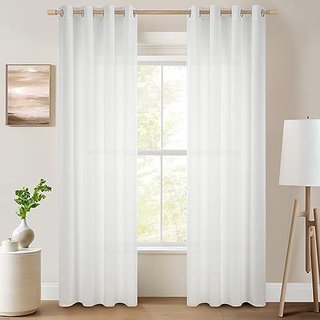Cortinas Translúcidas Blancas 240cm