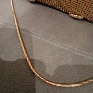 Bolso de fiesta dorado Zara