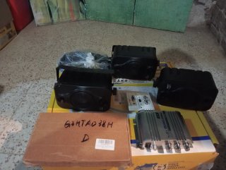 Altavoces y Amplificador Coche