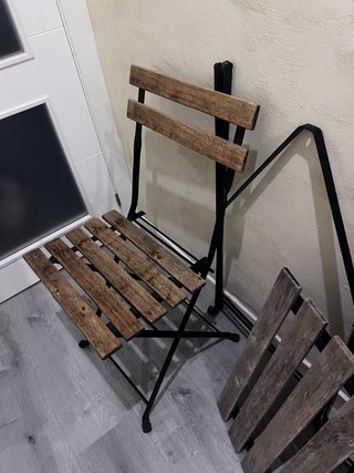 Mesa y 4 Sillas Terraza Ikea