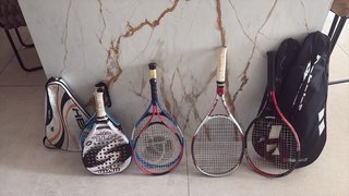 Lote Raquetas y Palas Padel Adulto/Niño