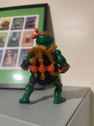 TMNT Michelangelo Storage Shell 1990 Tortuga Ninja