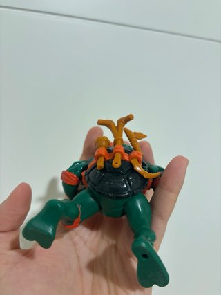 TMNT Michelangelo Storage Shell 1990 Tortuga Ninja