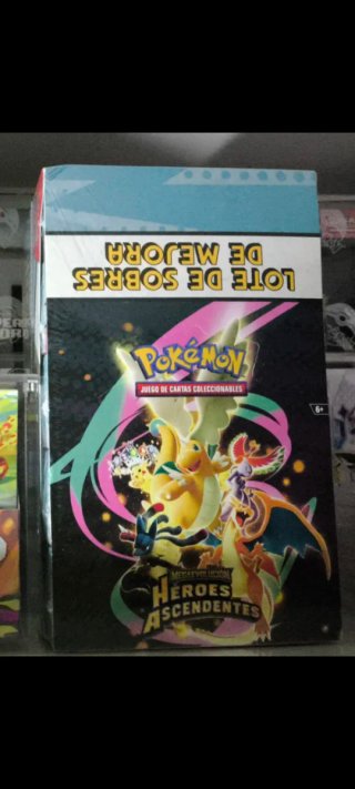 Lote de Sobres Pokémon Héroes Ascendentes Sellado