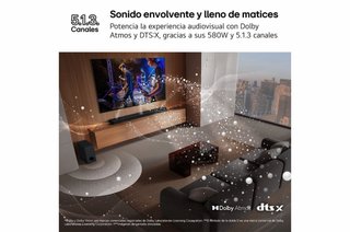 Barra de Sonido LG S80TR Negra