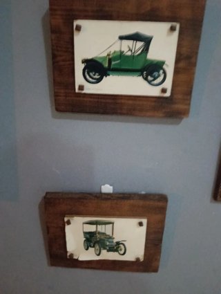 3 Cuadros vintage de de panhar levasor 1912