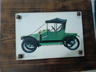 3 Cuadros vintage de de panhar levasor 1912