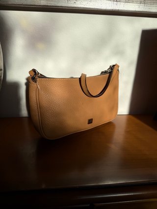 Bolso Purificación García Beige/Marrón