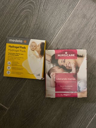 Parches Hidrogel Medela y Nursicare