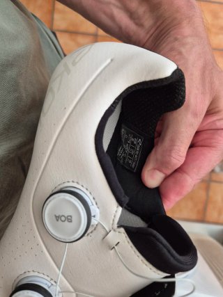 Zapatillas Ciclismo R4 Carbono Blancas Talla 46