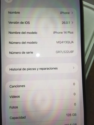 iPhone 14 Plus Blanco