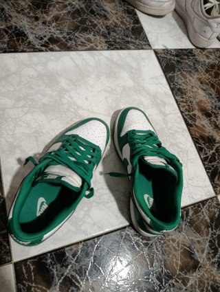 Zapatillas Nike Dunk Low Verdes y Blancas