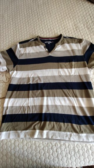 Camiseta de rayas hombre XL